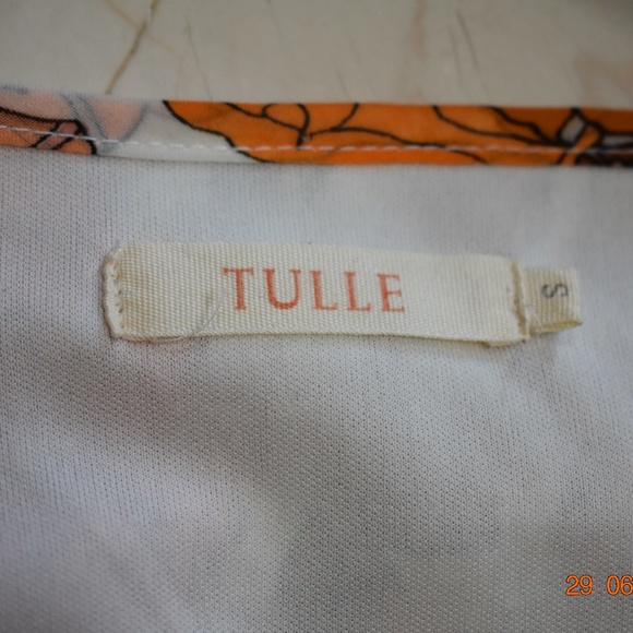 Tulle Short Sleeve Dress - Picture 3 of 5